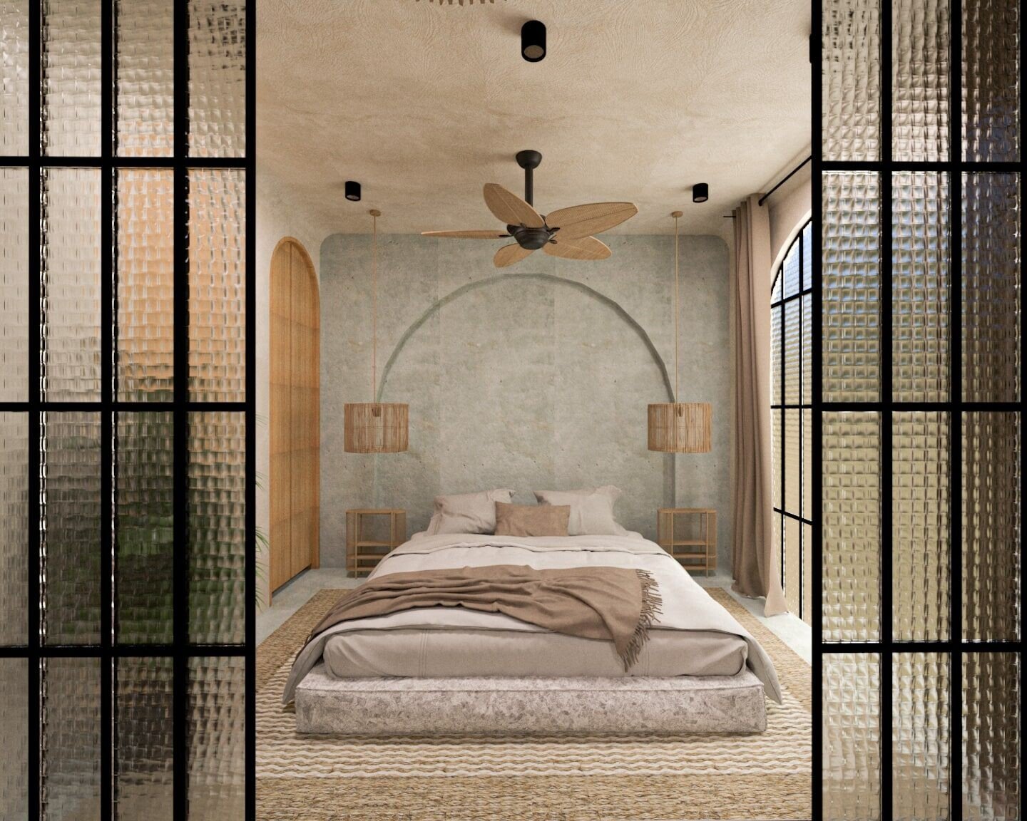 quarto design sobrado estúdio tulum