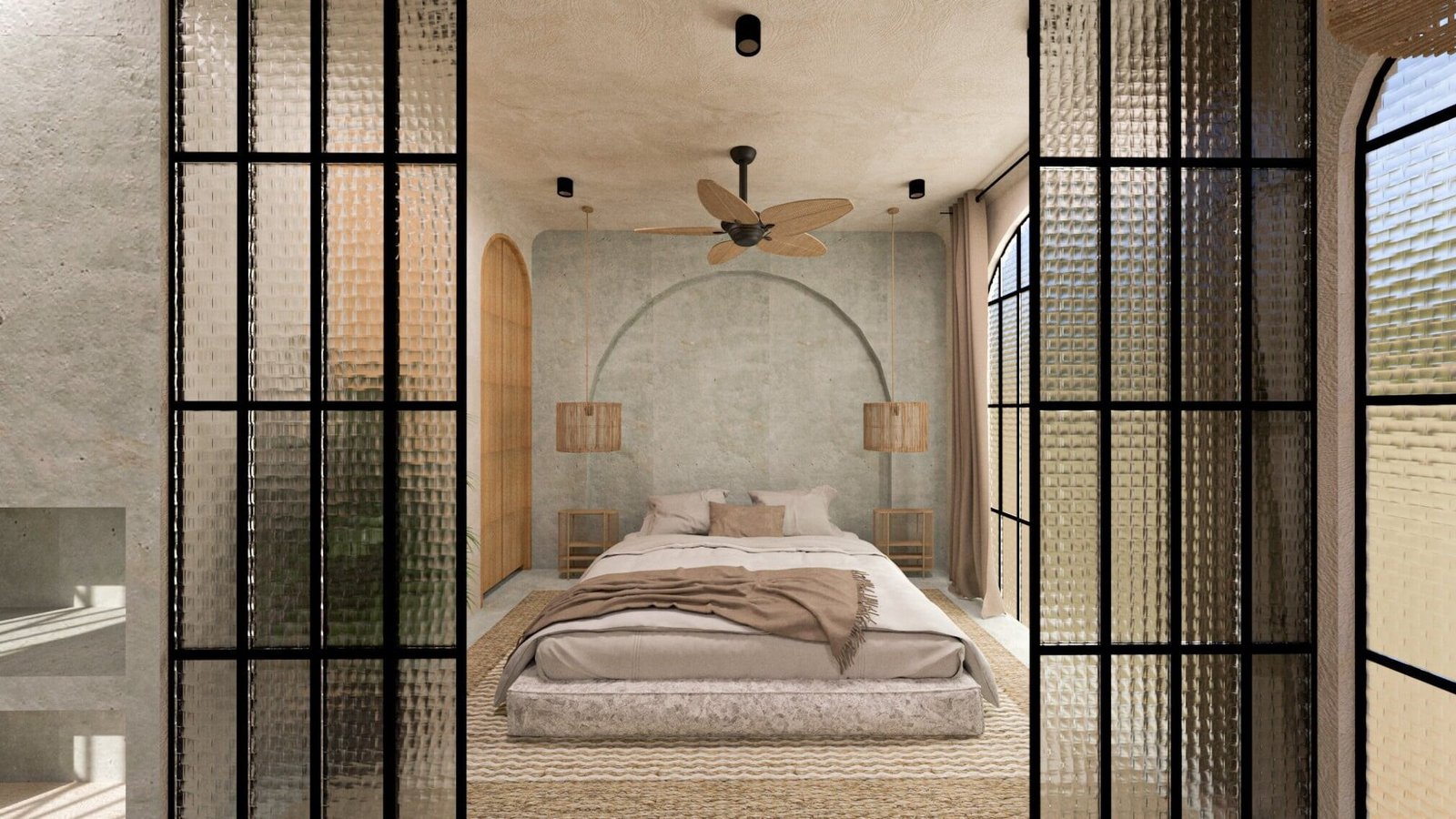 bedroom design townhouse studio tulum