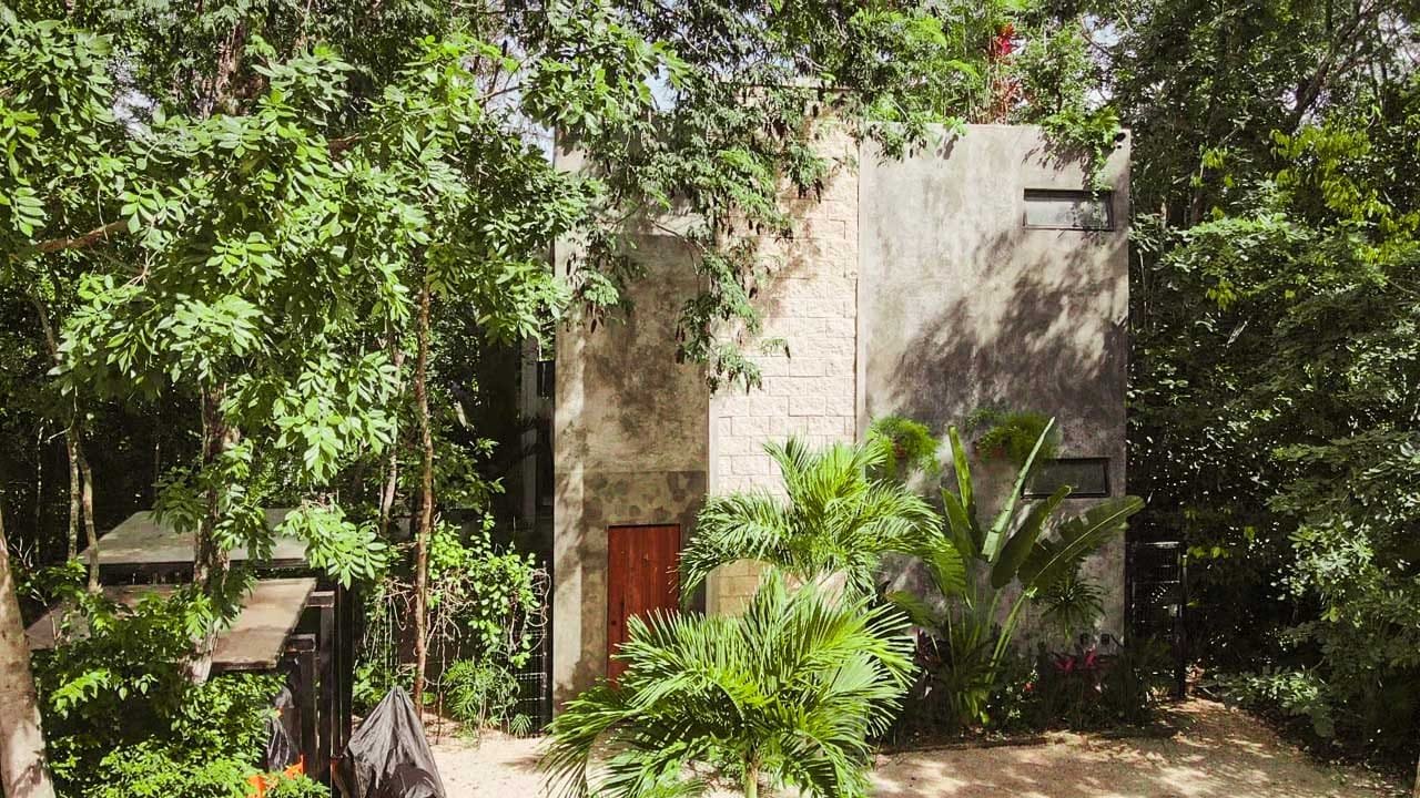 tulum hotel facade