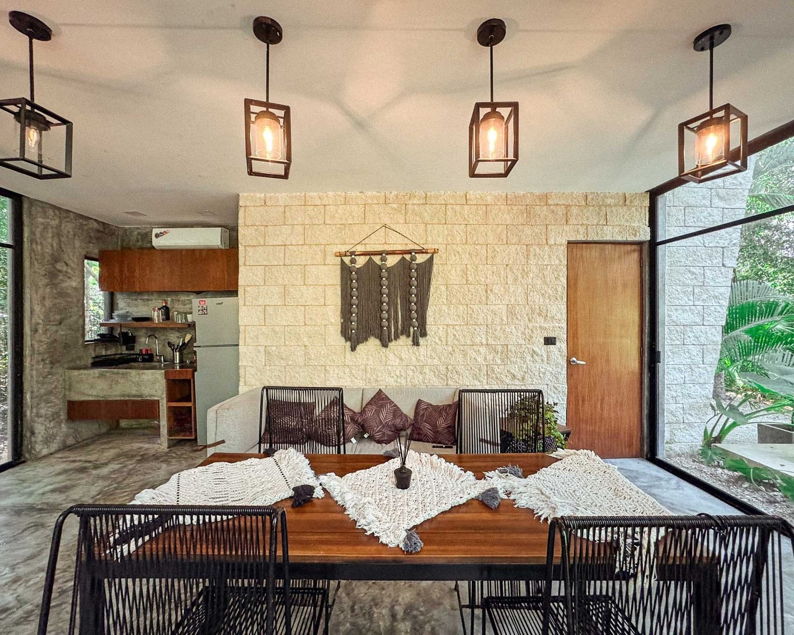 tulum kitchen and dining interior design