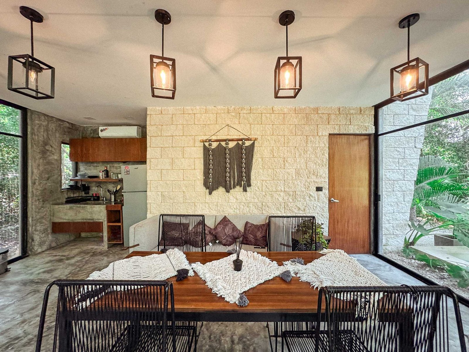 tulum kitchen and dining interior design